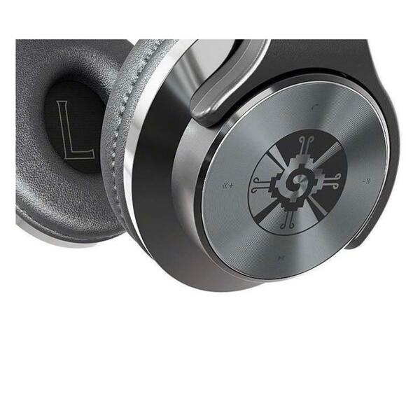 NEW Headphones - Black / Gray Wireless Premium Bluetooth - Noise Cancelling - Picture 6 of 12